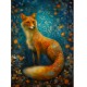 DUTCH LADY DESIGNS GREETING CARD Holy Forest Fox
